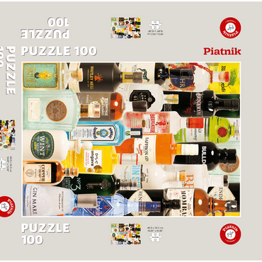 Darstellung des Puzzle Motivs Piatnik: Taste of Gin 100 Puzzle Schachtel 3D Modell