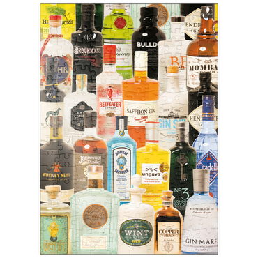 Darstellung des Puzzle Motivs puzzleplate Piatnik: Taste of Gin 200 Puzzle