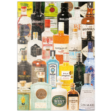 Darstellung des Puzzle Motivs puzzleplate Piatnik: Taste of Gin 500 Puzzle