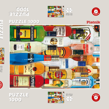 Darstellung des Puzzle Motivs Piatnik: Spirits of the World 1000 Puzzle Schachtel 3D Modell