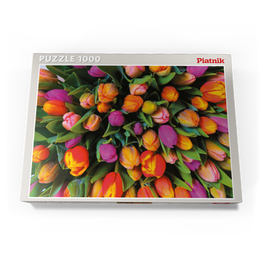 Darstellung des Puzzle Motivs Piatnik: Tulpen 1000 Puzzle Schachtel Ansicht3