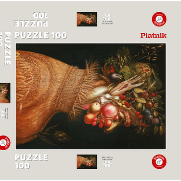 Darstellung des Puzzle Motivs Piatnik: Sommer 100 Puzzle Schachtel 3D Modell