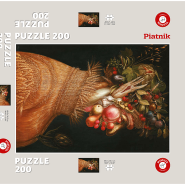 Darstellung des Puzzle Motivs Piatnik: Sommer 200 Puzzle Schachtel 3D Modell