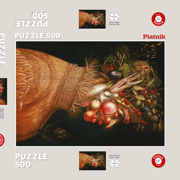 Darstellung des Puzzle Motivs Piatnik: Sommer 500 Puzzle Schachtel 3D Modell