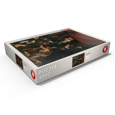 Darstellung des Puzzle Motivs Piatnik: Rosenkranzmadonna 1000 Puzzle Schachtel Ansicht1