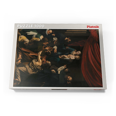 Darstellung des Puzzle Motivs Piatnik: Rosenkranzmadonna 1000 Puzzle Schachtel Ansicht3