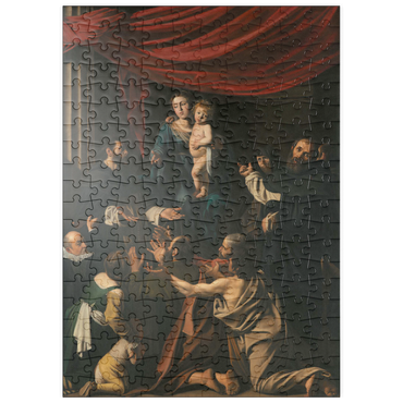 Darstellung des Puzzle Motivs puzzleplate Piatnik: Rosenkranzmadonna 200 Puzzle