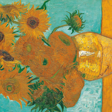 Darstellung des Puzzle Motivs Piatnik: Sonnenblumen 200 Puzzle 3D Modell