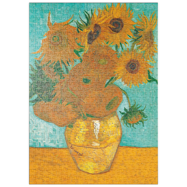 Darstellung des Puzzle Motivs puzzleplate Piatnik: Sonnenblumen 500 Puzzle