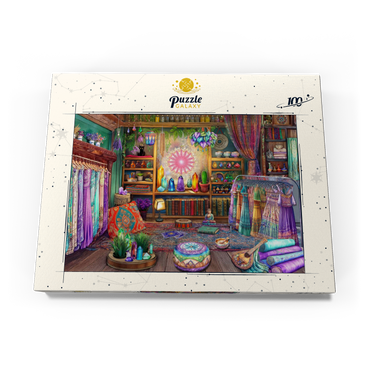 Darstellung des Puzzle Motivs Crystal Shop 100 Puzzle Schachtel Ansicht3