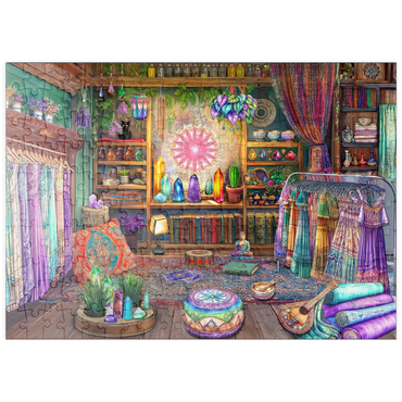 Darstellung des Puzzle Motivs puzzleplate Crystal Shop 200 Puzzle