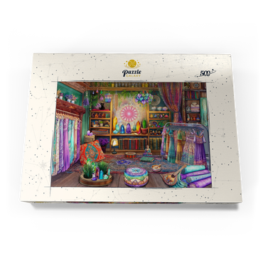 Darstellung des Puzzle Motivs Crystal Shop 500 Puzzle Schachtel Ansicht3