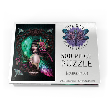 Darstellung des Puzzle Motivs Absinthe Green Fairy 500 Puzzle Schachtel Ansicht3