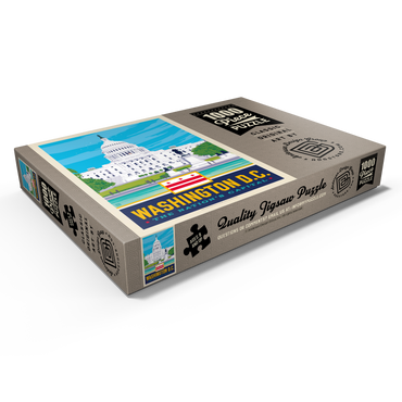 Darstellung des Puzzle Motivs Washington, DC: State Pride 1000 Puzzle Schachtel Ansicht1