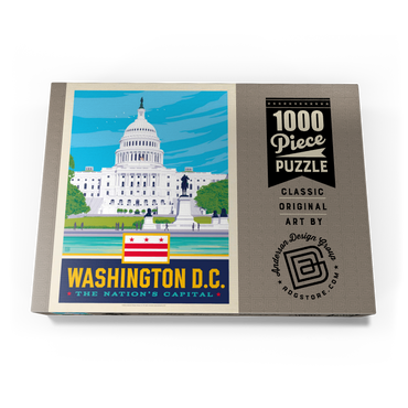 Darstellung des Puzzle Motivs Washington, DC: State Pride 1000 Puzzle Schachtel Ansicht3