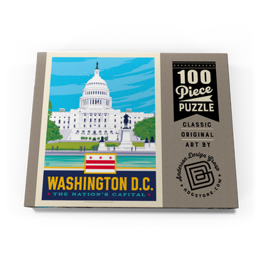 Darstellung des Puzzle Motivs Washington, DC: State Pride 100 Puzzle Schachtel Ansicht3
