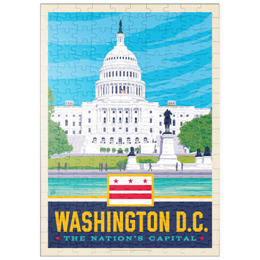 Darstellung des Puzzle Motivs puzzleplate Washington, DC: State Pride 200 Puzzle