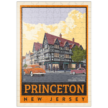 Darstellung des Puzzle Motivs puzzleplate American College Towns: Princeton, New Jersey, Vintage Poster 200 Puzzle