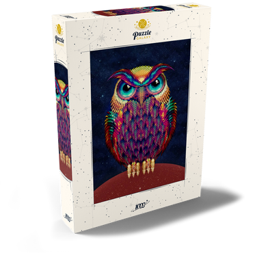 Darstellung des Puzzle Motivs Owl 2 1000 Puzzle Schachtel Ansicht2