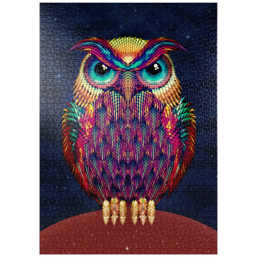 Darstellung des Puzzle Motivs puzzleplate Owl 2 1000 Puzzle