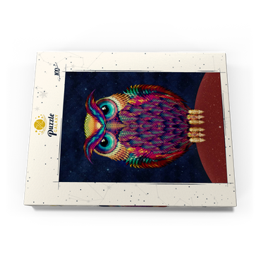 Darstellung des Puzzle Motivs Owl 2 100 Puzzle Schachtel Ansicht3