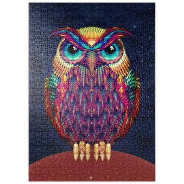 Darstellung des Puzzle Motivs puzzleplate Owl 2 500 Puzzle