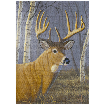 Darstellung des Puzzle Motivs puzzleplate Sunlit Whitetail 1000 Puzzle