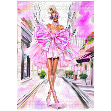 Darstellung des Puzzle Motivs puzzleplate Fashionista I 1000 Puzzle