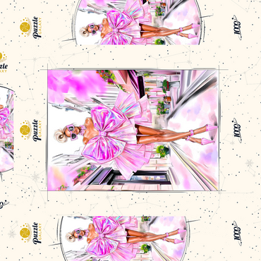 Darstellung des Puzzle Motivs Fashionista I 1000 Puzzle Schachtel 3D Modell