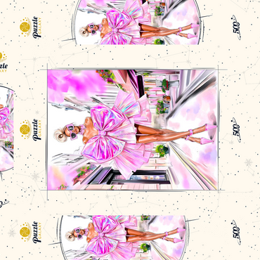 Darstellung des Puzzle Motivs Fashionista I 500 Puzzle Schachtel 3D Modell