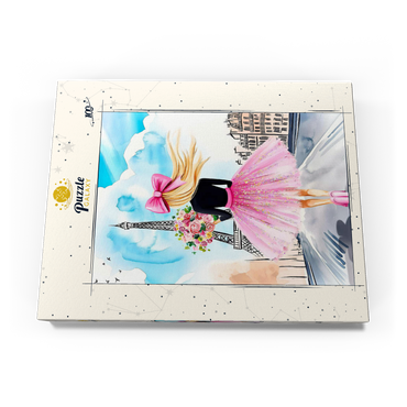 Darstellung des Puzzle Motivs Fashionista II 100 Puzzle Schachtel Ansicht3