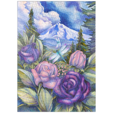 Darstellung des Puzzle Motivs puzzleplate Everything Is Roses 1000 Puzzle