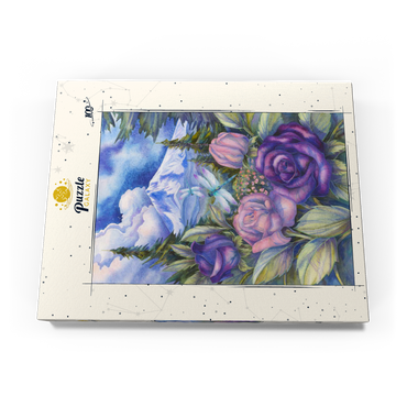 Darstellung des Puzzle Motivs Everything Is Roses 100 Puzzle Schachtel Ansicht3