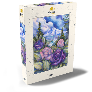 Darstellung des Puzzle Motivs Everything Is Roses 500 Puzzle Schachtel Ansicht2