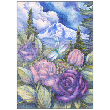 Darstellung des Puzzle Motivs puzzleplate Everything Is Roses 500 Puzzle