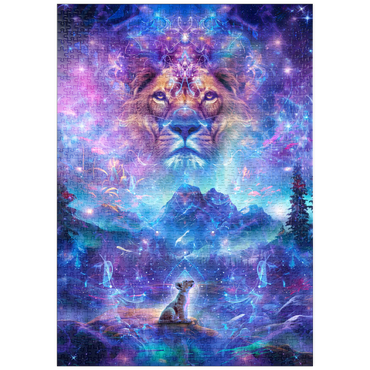 Darstellung des Puzzle Motivs puzzleplate Celestial Bond 1000 Puzzle