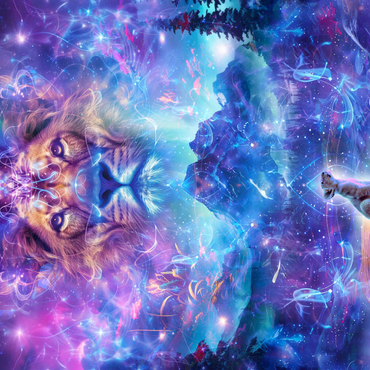 Darstellung des Puzzle Motivs Celestial Bond 1000 Puzzle 3D Modell