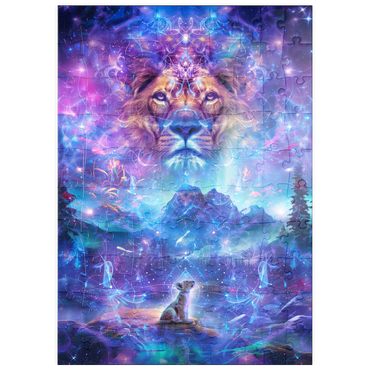 Darstellung des Puzzle Motivs puzzleplate Celestial Bond 100 Puzzle