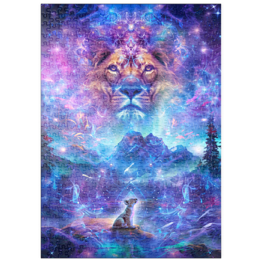 Darstellung des Puzzle Motivs puzzleplate Celestial Bond 500 Puzzle