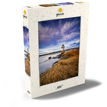 Darstellung des Puzzle Motivs Low Tide on the Kennebec 1000 Puzzle Schachtel Ansicht2