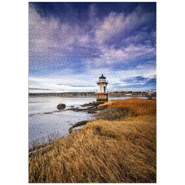 Darstellung des Puzzle Motivs puzzleplate Low Tide on the Kennebec 1000 Puzzle