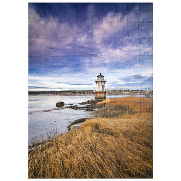 Darstellung des Puzzle Motivs puzzleplate Low Tide on the Kennebec 100 Puzzle