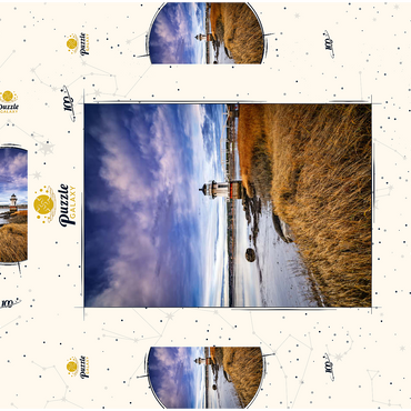 Darstellung des Puzzle Motivs Low Tide on the Kennebec 100 Puzzle Schachtel 3D Modell