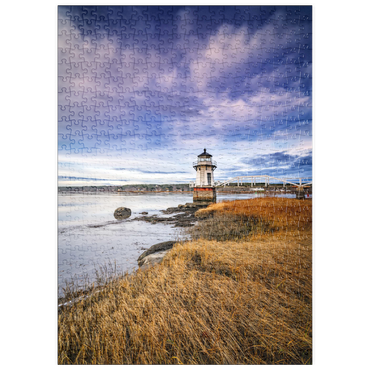 Darstellung des Puzzle Motivs puzzleplate Low Tide on the Kennebec 500 Puzzle