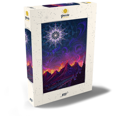 Darstellung des Puzzle Motivs Mycelia Luna 1000 Puzzle Schachtel Ansicht2
