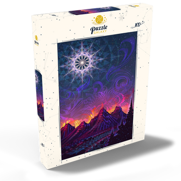Darstellung des Puzzle Motivs Mycelia Luna 100 Puzzle Schachtel Ansicht2