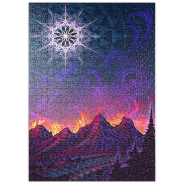 Darstellung des Puzzle Motivs puzzleplate Mycelia Luna 500 Puzzle