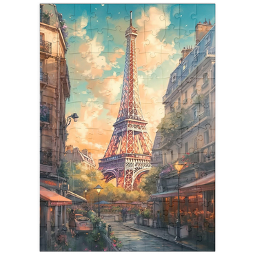Darstellung des Puzzle Motivs puzzleplate Anime - Paris 1 100 Puzzle