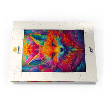 Darstellung des Puzzle Motivs Painted Fox 4 500 Puzzle Schachtel Ansicht3