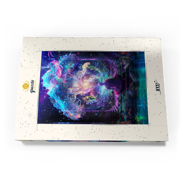 Darstellung des Puzzle Motivs Midnight Garden 1000 Puzzle Schachtel Ansicht3